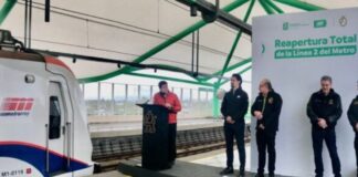 Gobernador de Nuevo León reinaugura Línea 2 del Metro con mejoras en seguridad